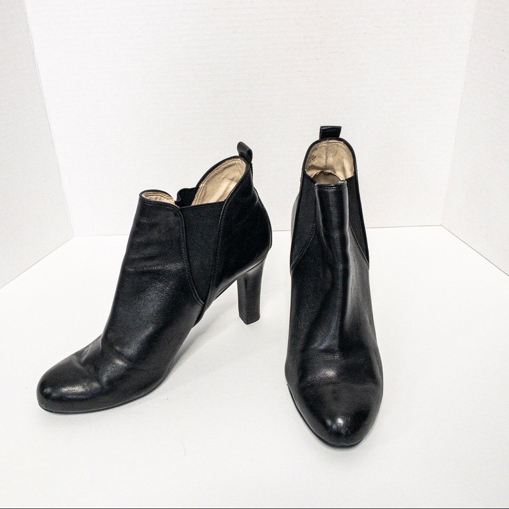 Jones New York | Black Leather Booties